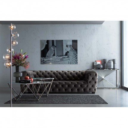 Console Laser 120x40cm zilver Kare Design