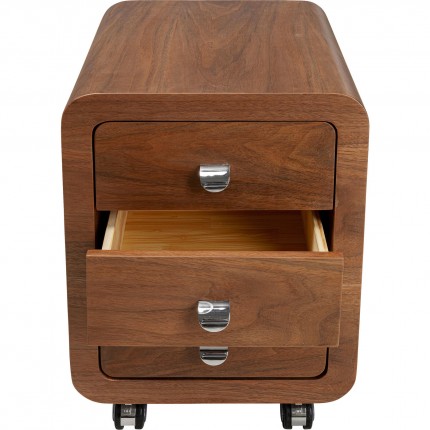 Bureau voetstuk Club walnoot Kare Design