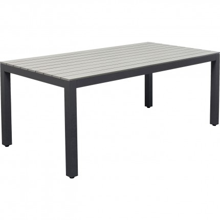 Tuintafel Sorrento grijs 180x90cm Kare Design