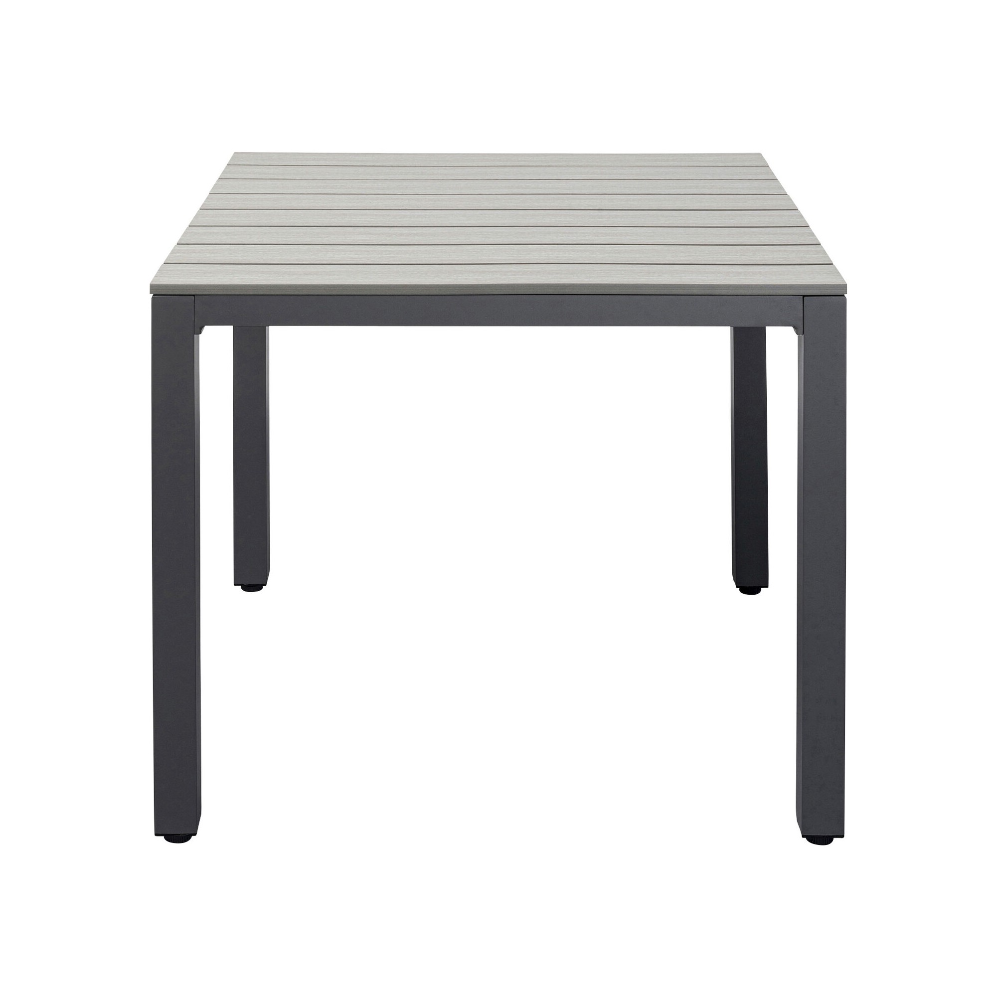 Table Sorrento gris 80x80cm