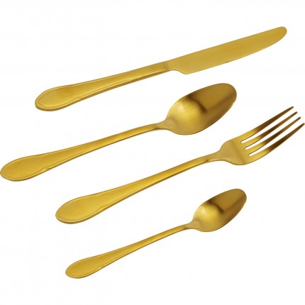 Cutlery Cucina gold (16-part) Kare Design