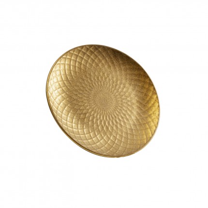 Plate Diva gold Ø20cm (4/set) Kare Design