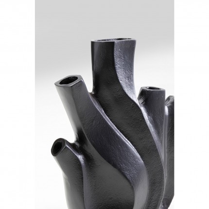 Vase Flame black 25cm Kare Design