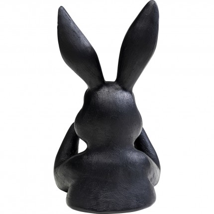 Deco bust rabbit 23cm black Kare Design