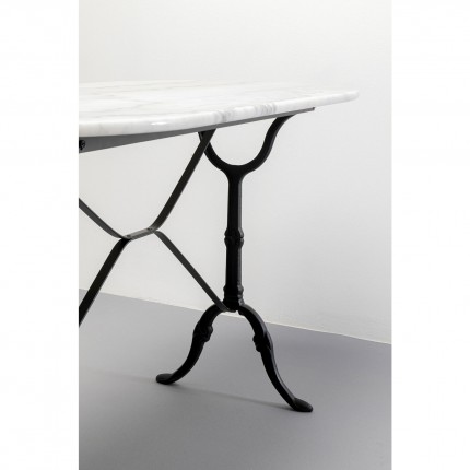 Table Bistrot 120x60cm white marble Kare Design