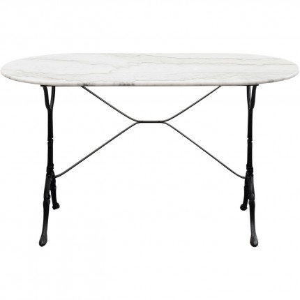 Table Bistrot 120x60cm white marble Kare Design