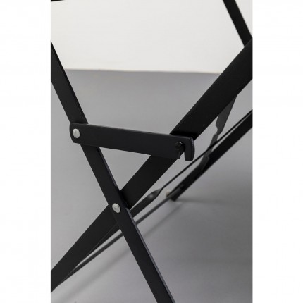 Foldable Outdoor Chair Balcony black Kare Design