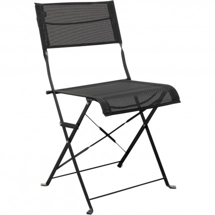 Foldable Outdoor Chair Balcony black Kare Design