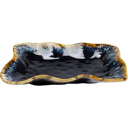 Plate Lio blue Kare Design