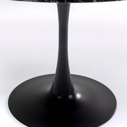 Table Veneto Ø110cm marble black Kare Design