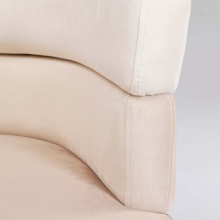 Fauteuil Sandwich creme Kare Design