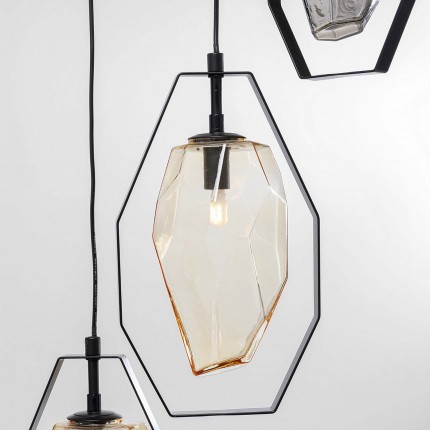 Pendant Lamp Diamond Fever Ø42cm black Kare Design