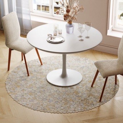 Vloerkleed Circle beige Ø250cm Kare Design