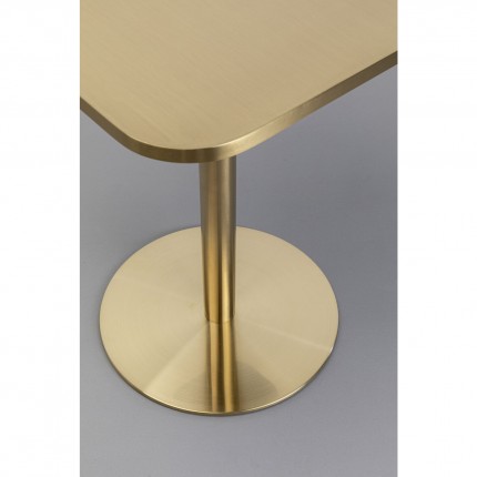 Eettafel Julie 60x60cm goud Kare Design