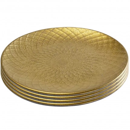 Borden Diva goud Ø20cm (4/set) Kare Design