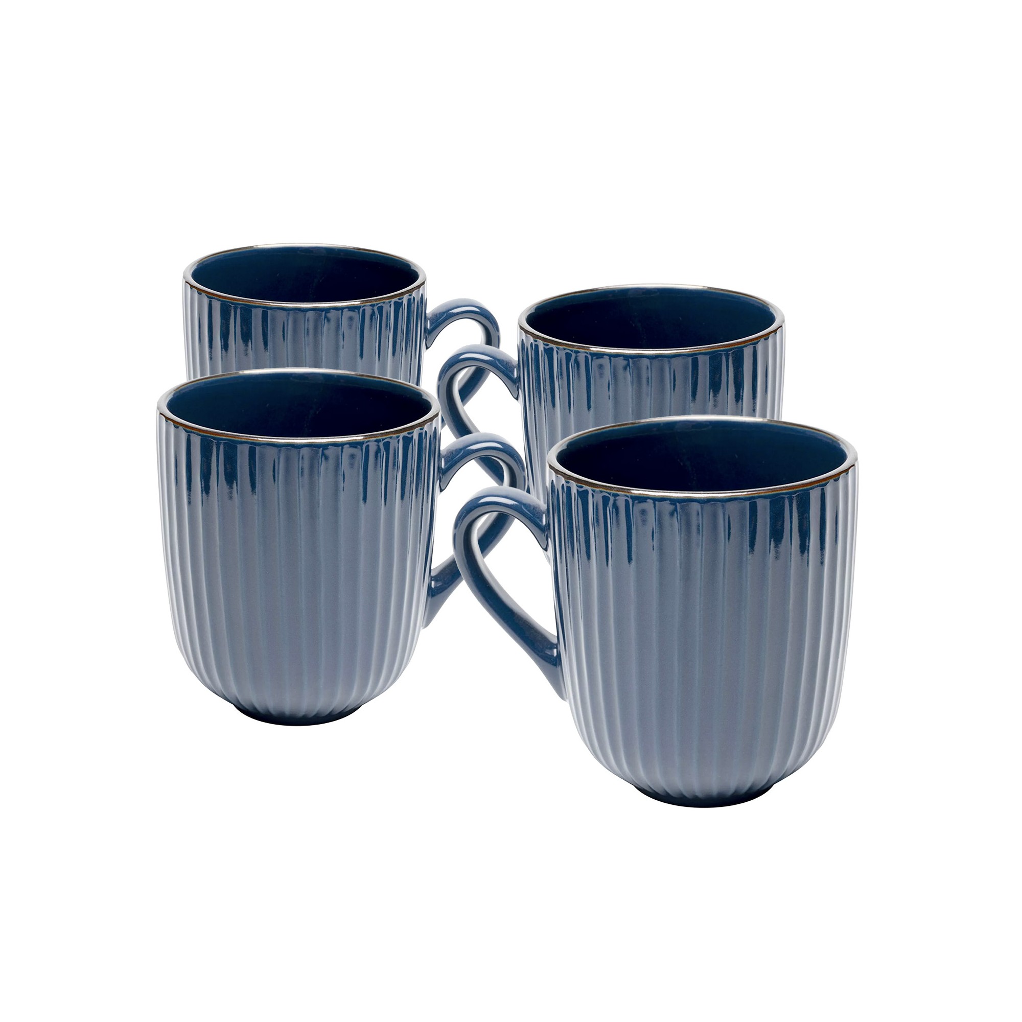 Mokken Muse blauw (4/set) Kare Design