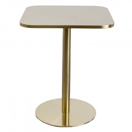 Eettafel Julie 60x60cm goud Kare Design