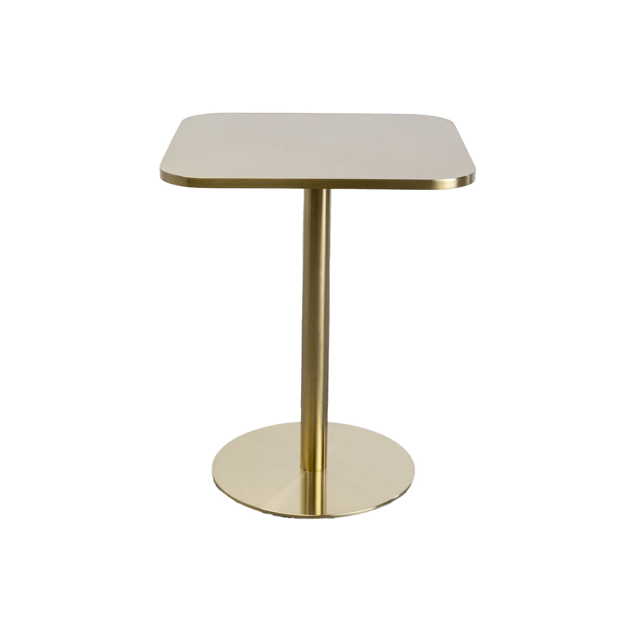 Eettafel Julie 60x60cm goud Kare Design