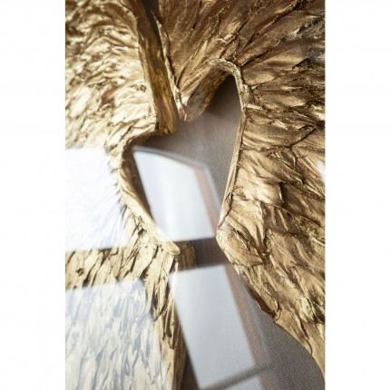 Decoratief frame Wings Gold White 120x120cm Kare Design