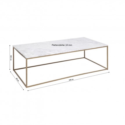 Coffee Table Key West 120x60cm white Kare Design