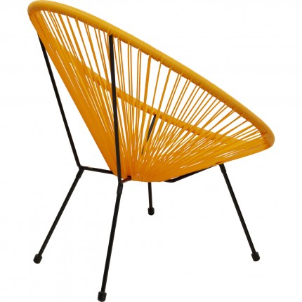 Outdoor Armchair Acapulco orange Kare Design