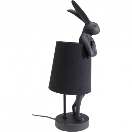 Tafellamp Animal Rabbit zwart 50cm Kare Design