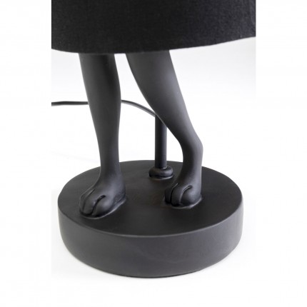 Table Lamp Animal rabbit 50cm black Kare Design