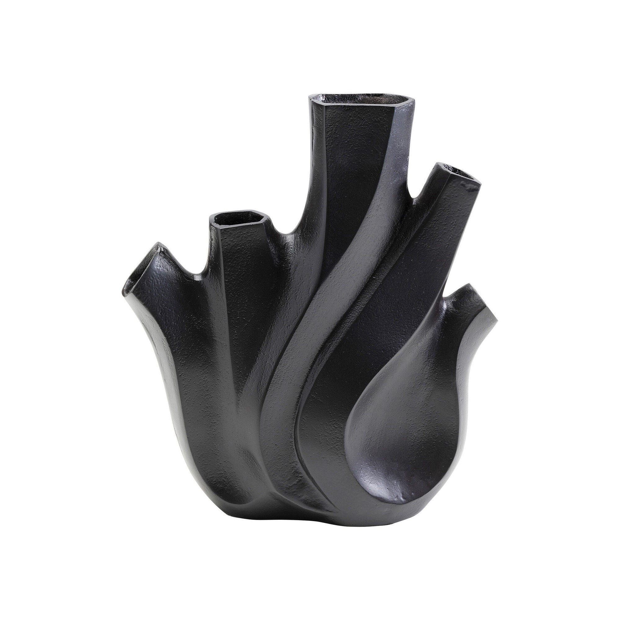 Vase Flame noir 29cm