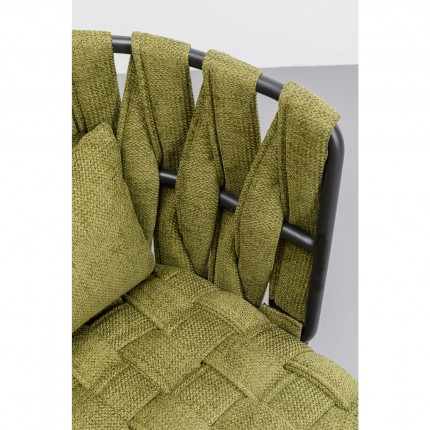 Chair with armrests Saluti green Kare Design