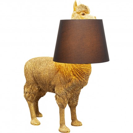 Floor Lamp llama 108cm gold Kare Design