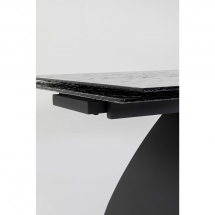 Extension Table Bellagio 180x95cm black Kare Design