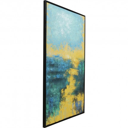 Canvas Picture Jardin 125x215cm blue Kare Design