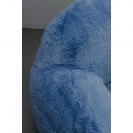 Armchair Mika 115cm blue Kare Design