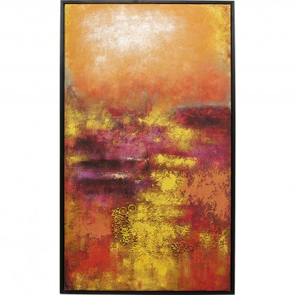 Schilderij Jardin 125x215cm rood Kare Design