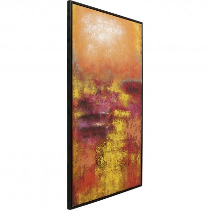 Schilderij Jardin 125x215cm rood Kare Design