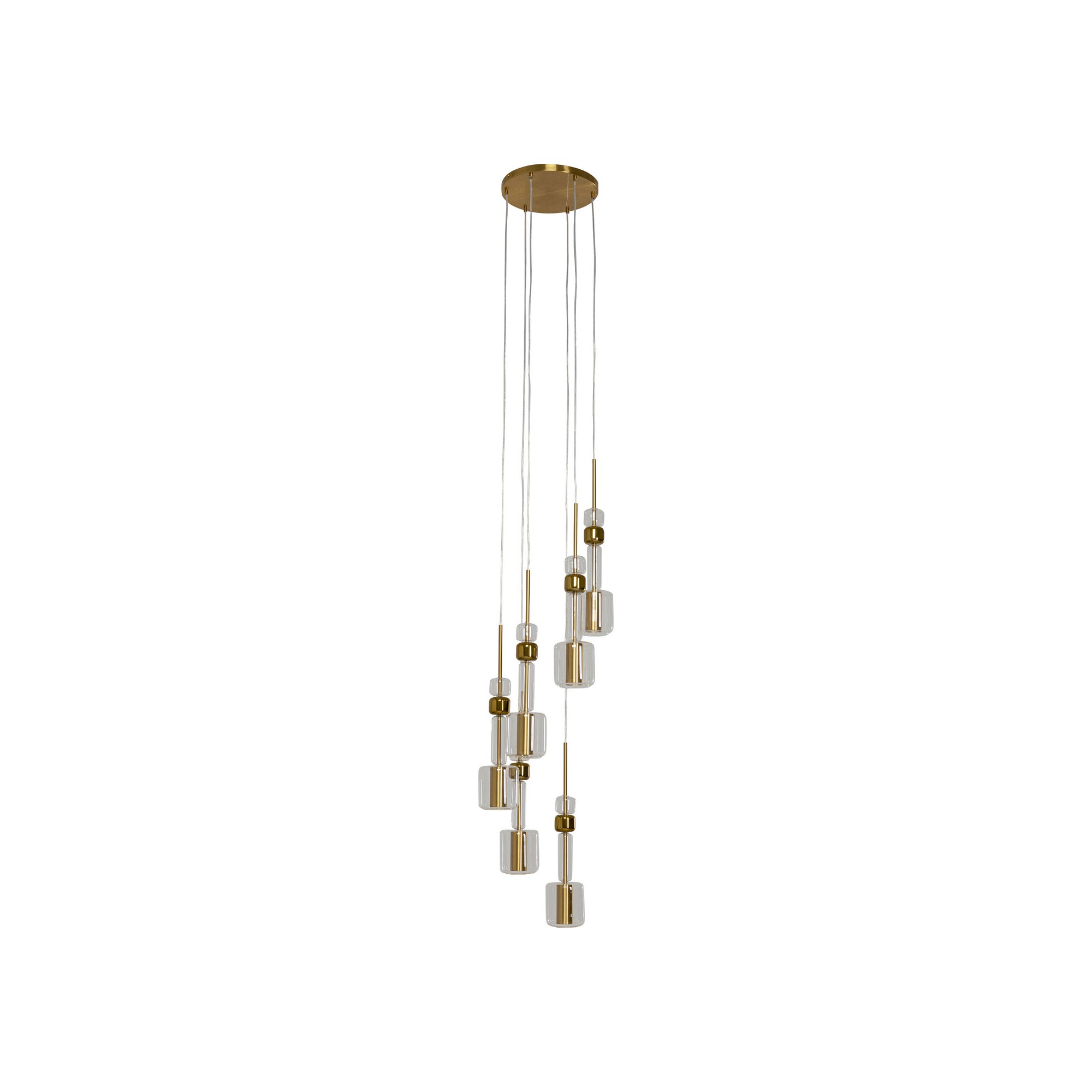 Suspension Candy Bar doré Ø44cm