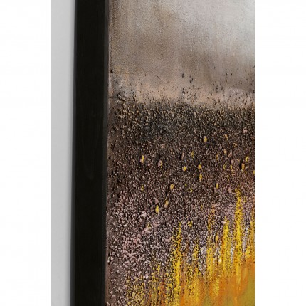 Canvas Picture Vista 90x120cm yellow Kare Design