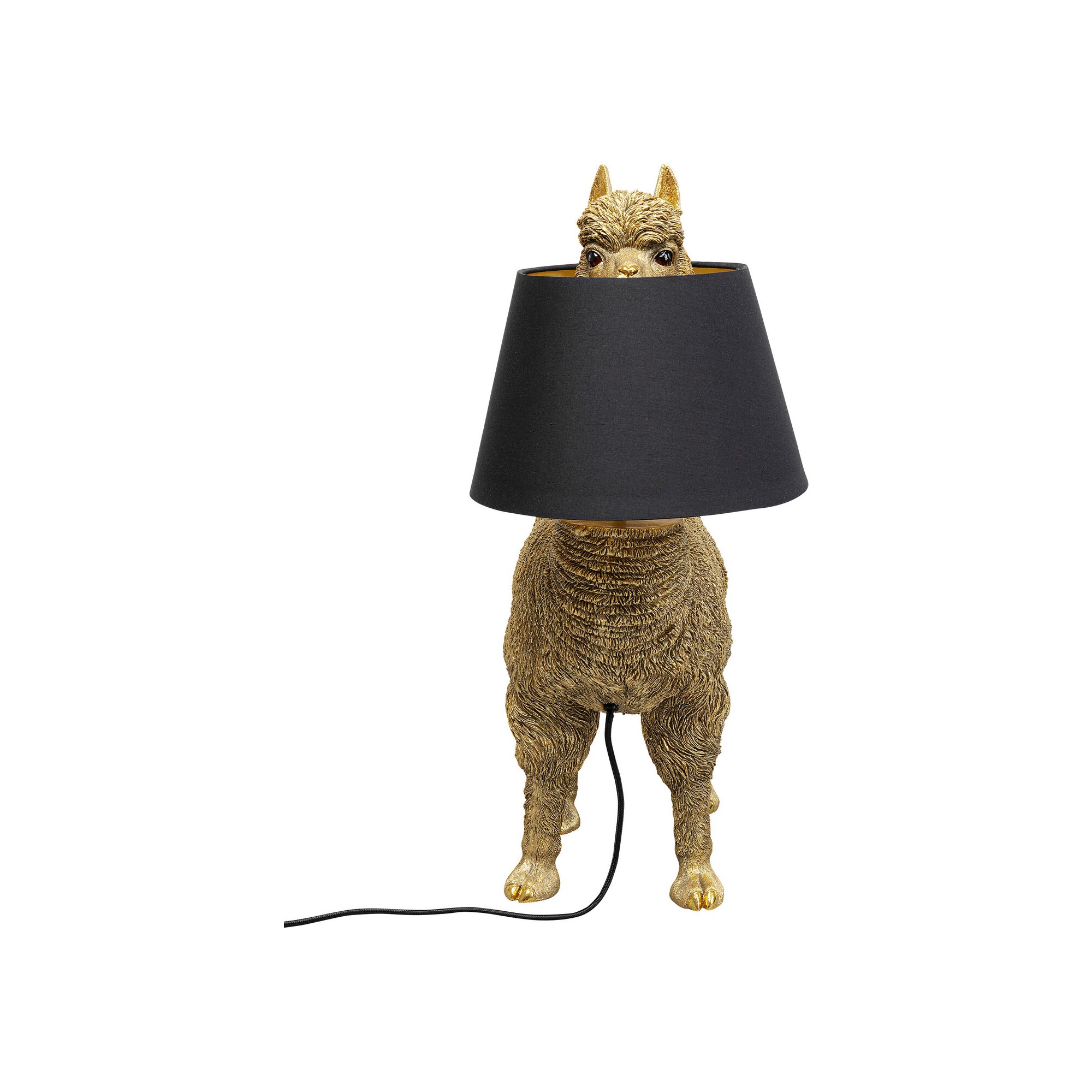 Lampe à poser Alpaca doré 59cm