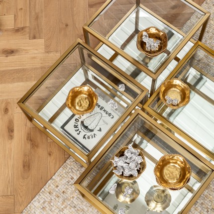 Coffee Table Luigi gold (4/Set) Kare Design