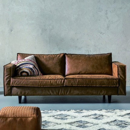 Sofa Neo 3-Zits leer Kare Design