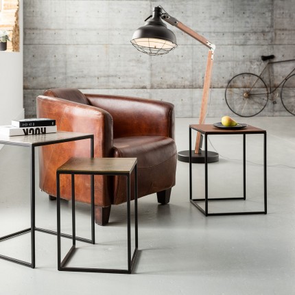 Fauteuil Cigar Lounge donkerbruin Kare Design