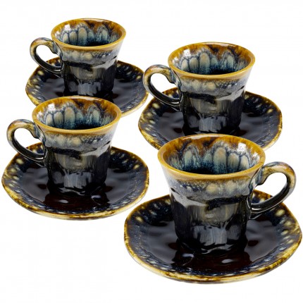 Koffiekoppen Lio blauw (4/set) Kare Design