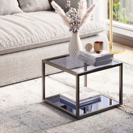 Side Table Quadro black 50x50cm Kare Design