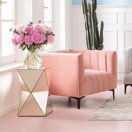 Side Table Luxury Triangle Champagne Kare Design