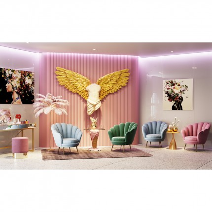 Floor Lamp Feather 165cm pink Kare Design