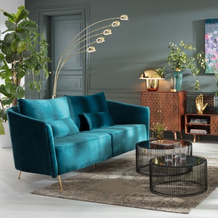 Sofa Vegas Forever 3-Seater Bluegreen Kare Design