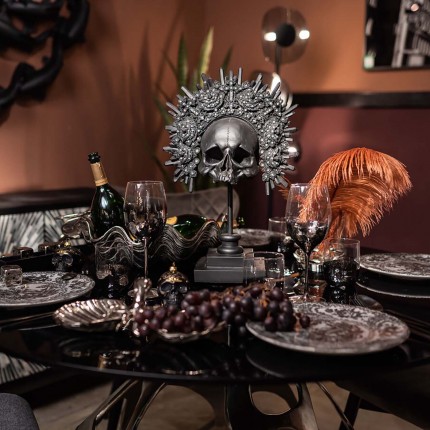 Decoratie King Skull Zwart Kare Design