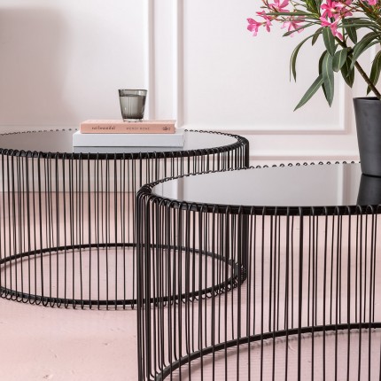 Coffee Table Wire Uno Black 60x90cm Kare Design