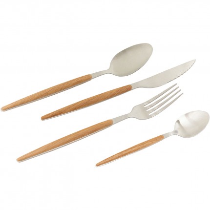 Cutlery Paris silver (16-part) Kare Design