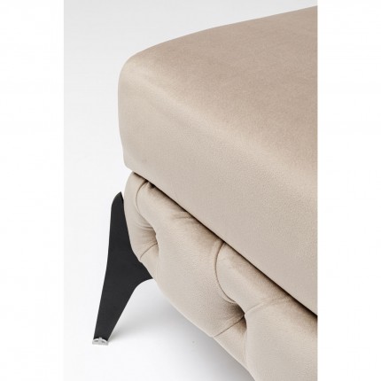 Stool Bellissima velvet beige Kare Design